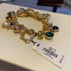 NWT Gold Charm Bracelet